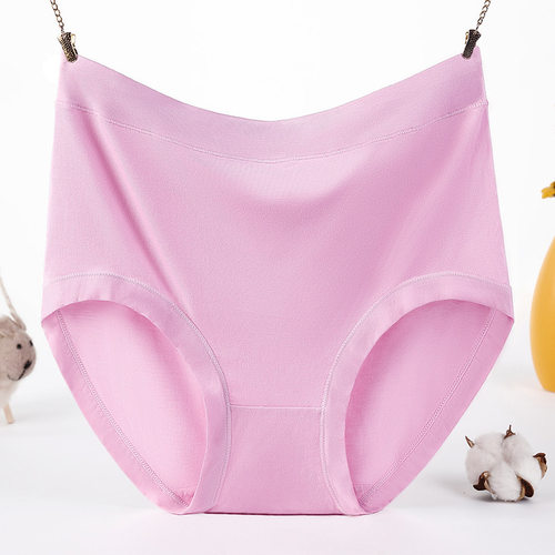 新品Plus size women pantiwes bamboo fiber underwear high