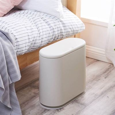 极速Bathroom trash cpan household lid-pressing trash can liv