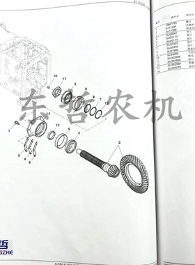 极速迪尔5-系列拖拉机SJ11366内A圈SU21994外圈后桥二轴配套锥齿