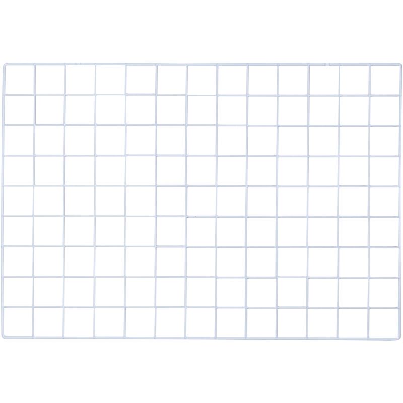 极速网片网格铁网货白色超市照片A墙网架铁丝格子网挂墙置物架幼