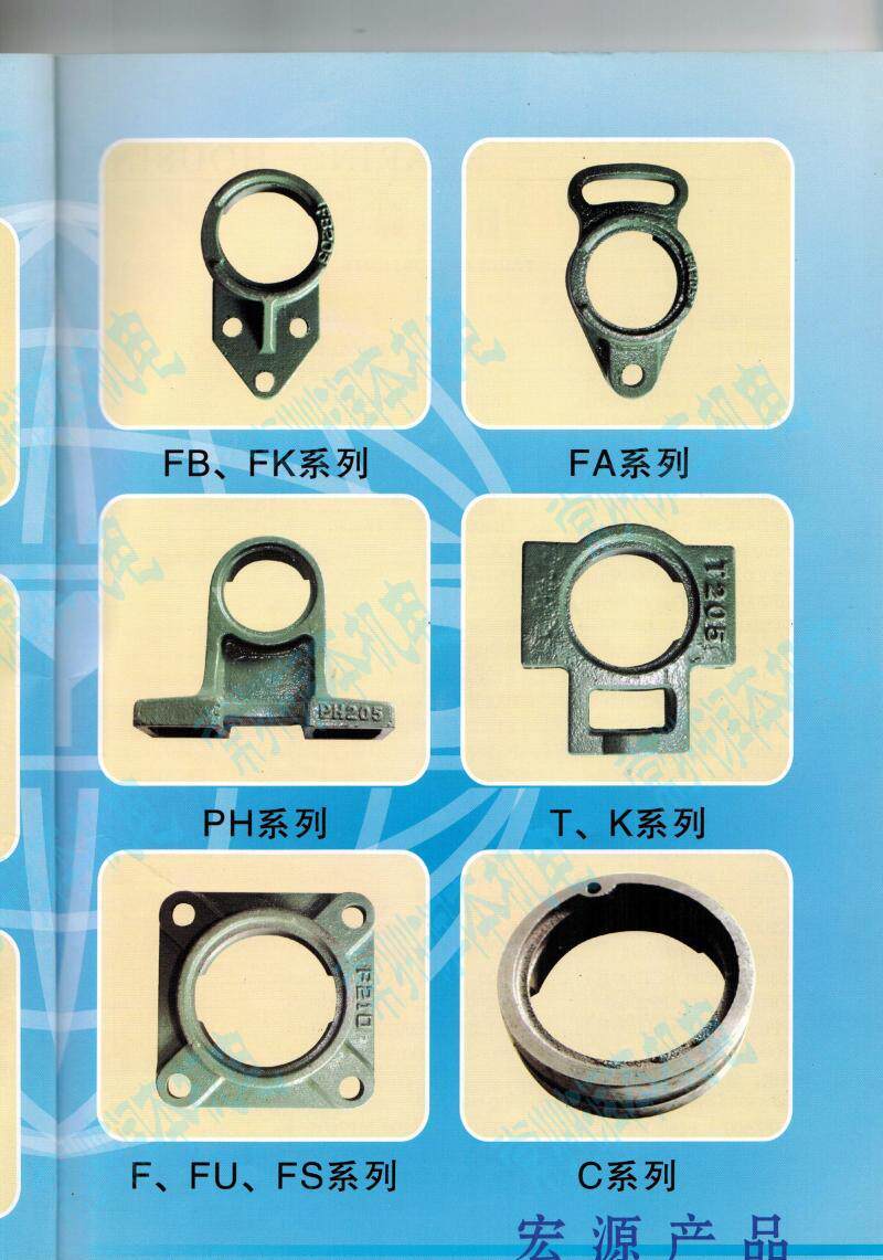 极速外球面轴承座 圆形环形u轴承座 C207 (不包含轴承只是轴承外