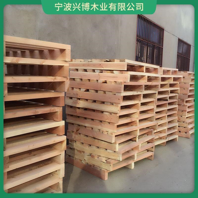 仓储托盘木质免熏蒸木托盘四面叉H车木栈板物流周转胶合板