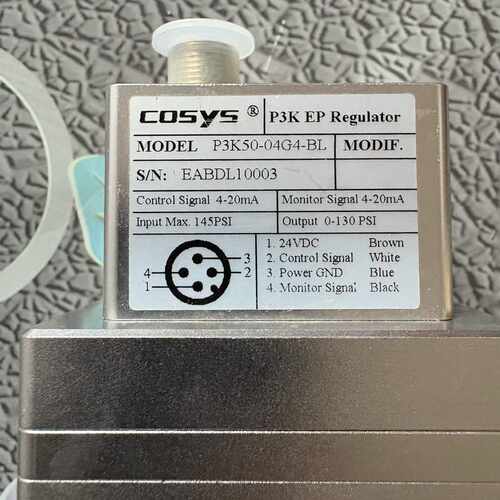 COSYS EP比例阀调节器 P3K50-04G4-BL、全议价