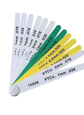 PTCO.彩色塑料塞尺汽车工业专用量具间隙尺厚薄规15026 0.25-2mm