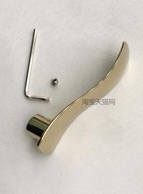 黄色把手三孔面盆水龙头冷热三件套四件套四孔黄金色开关把手龙头