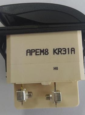 Apem8船形密封摇杆电源翘板开关IP68防水船型开关KR310AKXXA12N