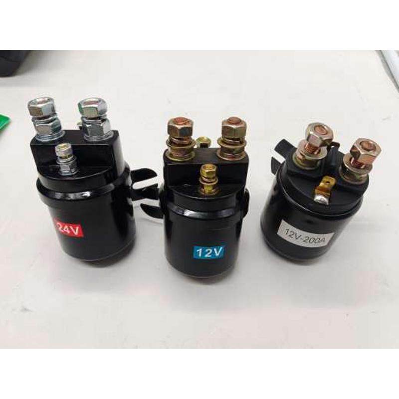 电动堆高机尾板液压电机碳刷12V-24V接触器电磁吸合开 关