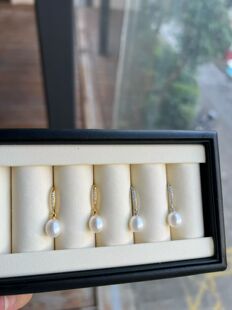 广西北海天然珍珠耳钩耳饰耳环日常百搭款
