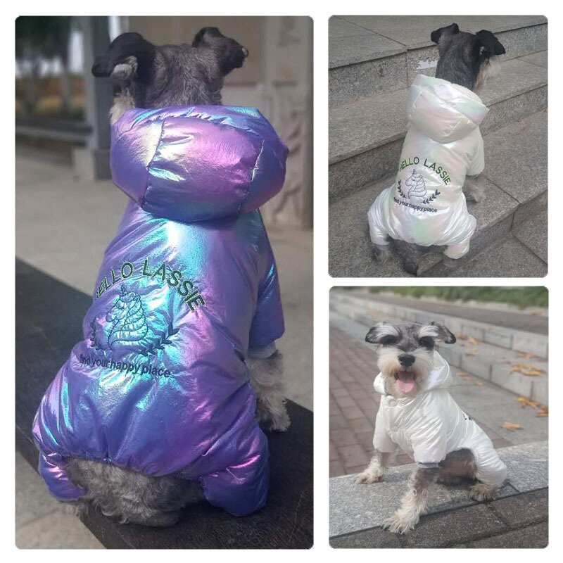 幻彩防风加绒保暖宠物冬装宠物羽绒服新款狗狗棉衣猫咪衣服