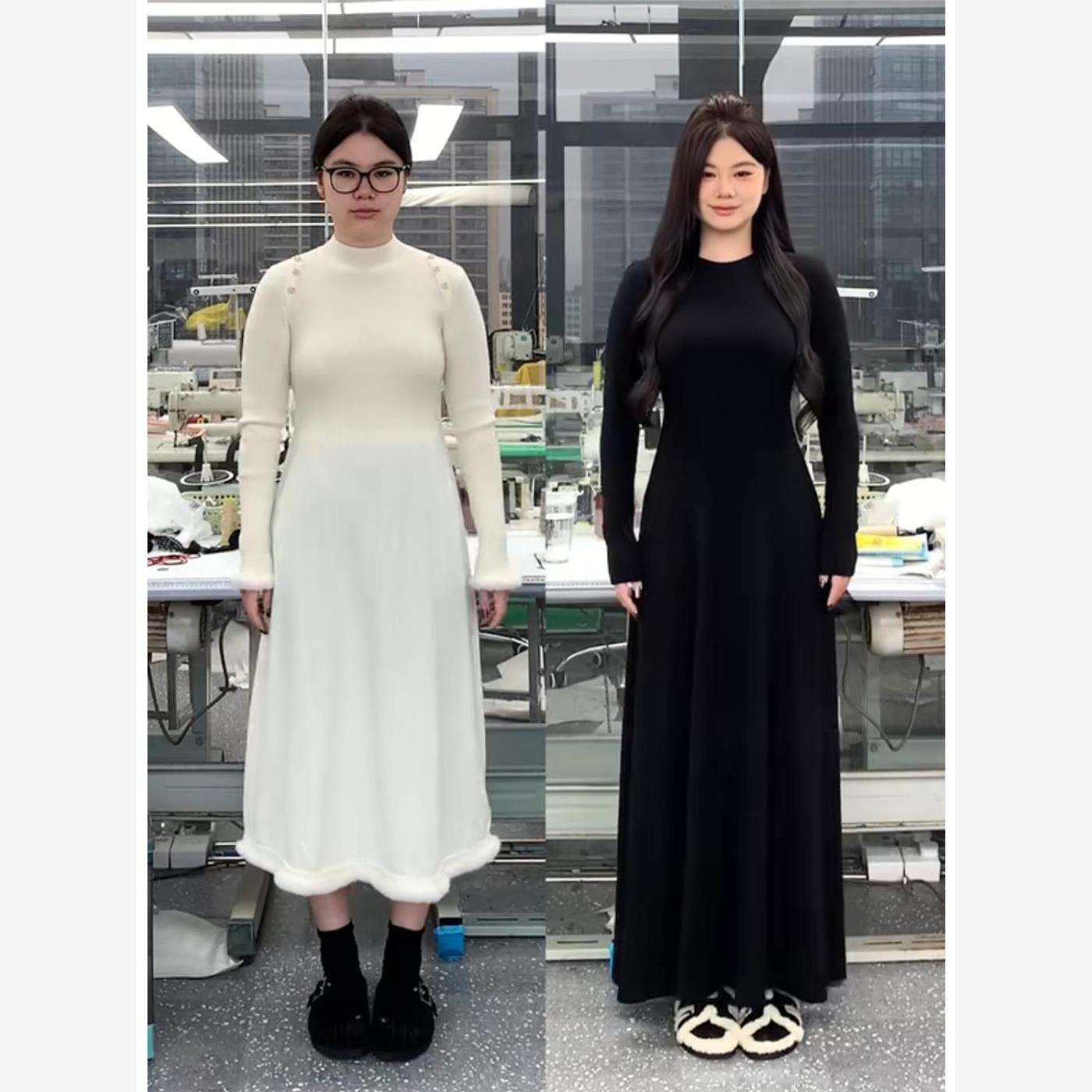 适合秋冬胖mm的大号法式