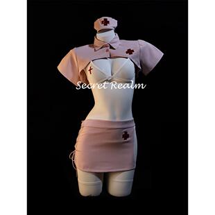 纯欲性感护士服cos角色扮演包臀裙职业制服qqny