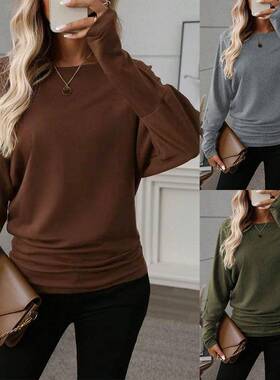 Womens Off Shoulder Sweater Oversized Knit Long Sleeve Tunic