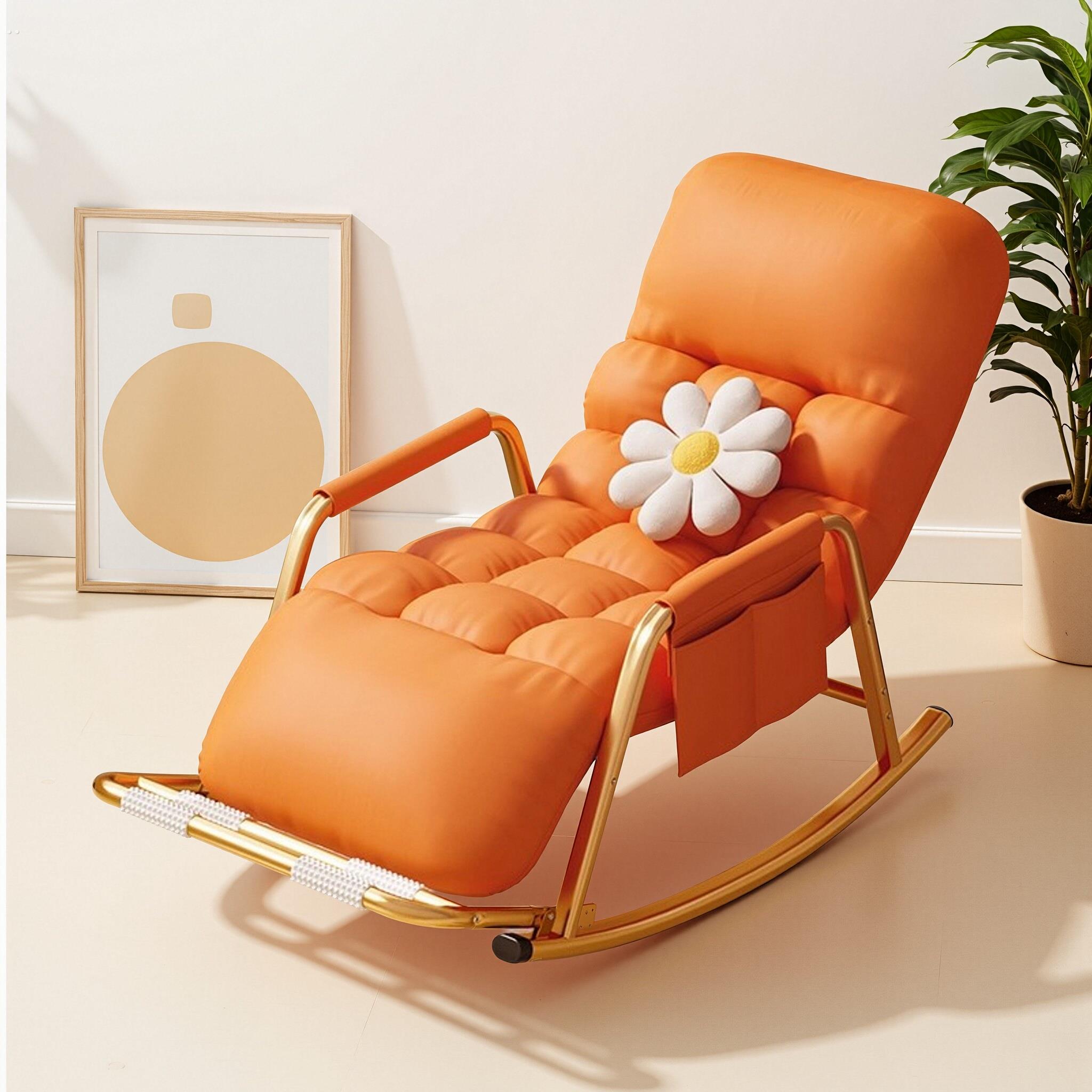 客厅摇摇椅躺椅成人可睡觉懒人沙发阳台休闲椅子午休晒太阳逍遥椅