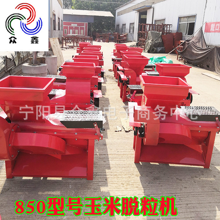宁阳众鑫直销850型玉米扒皮脱粒机出非玉米脱粒机