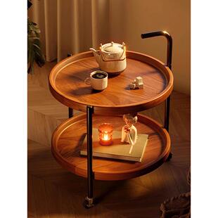 可移动茶几边几小推车客厅2026新款沙发边柜阳台迷你小茶桌置物架