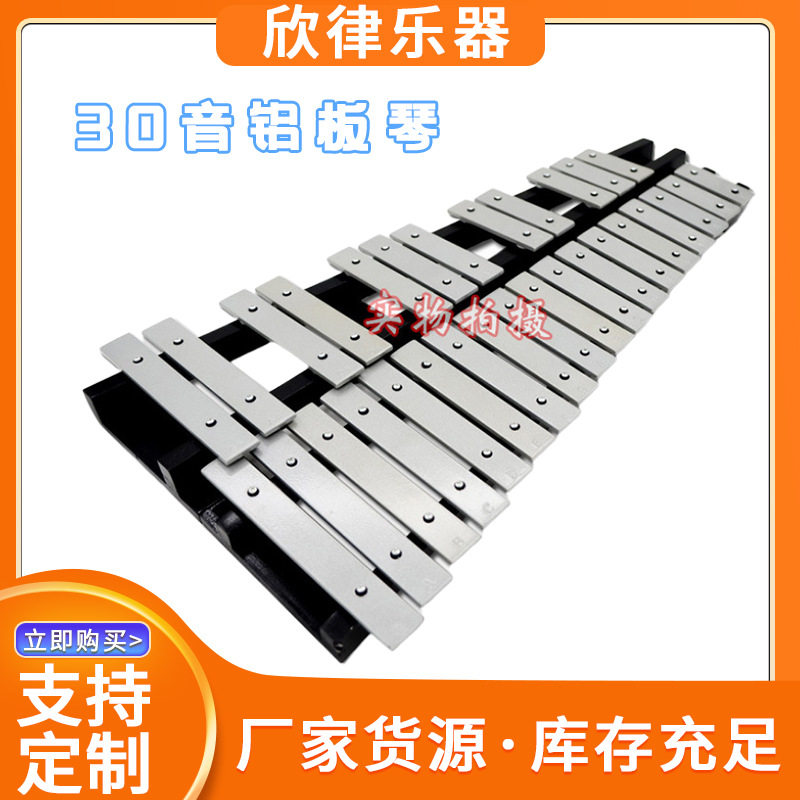 奥尔夫打击乐器铝板琴30音儿童折叠带包早教儿童乐器便携音乐乐器