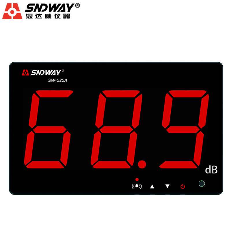 SW-526A/525A/B大屏幕噪音计测声音分贝仪噪音测试仪报警器