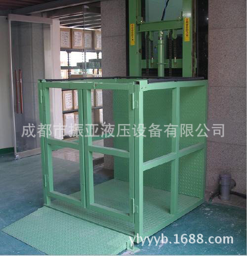 液压家用导轨式升降货梯/室内外全电动升降机/固定上下楼升降平台
