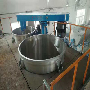 供应大型平台式分散机75千瓦一拖二自动转头变频液压分散搅拌机