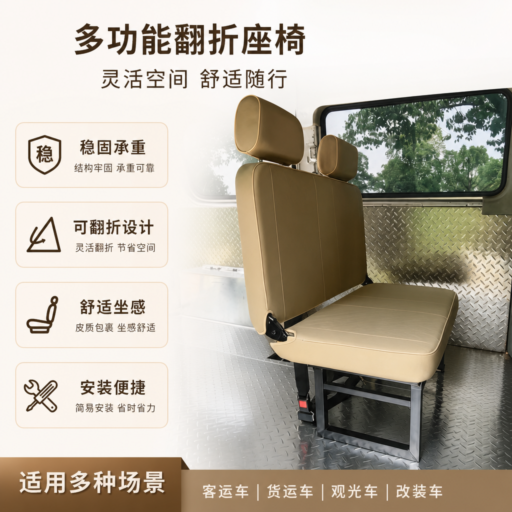 侧挂座椅拉货省空间午休露营