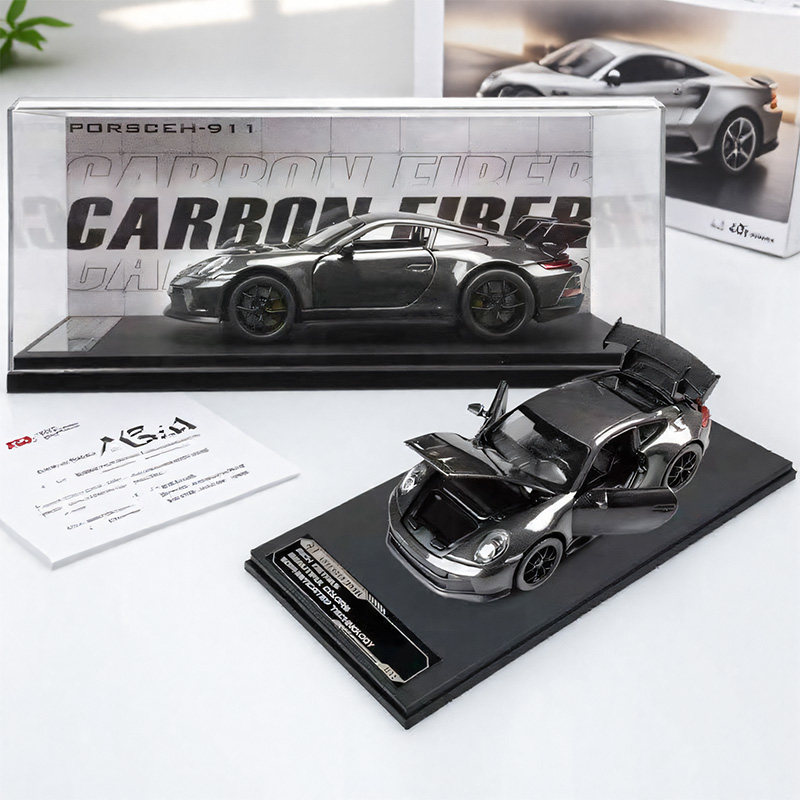 1:32保时捷911GT3奥迪路虎卫士面包合金男孩汽车模型儿童玩具摆件