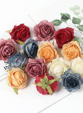 极速5PCsc Rose Artificial Flowers Silk Fake Flowers For Home