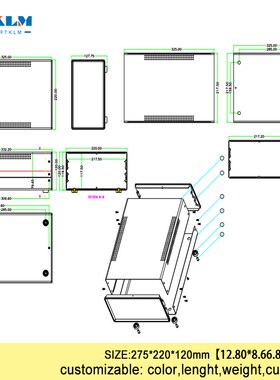 极速Iron Project enclosure diy instrut case PCB Tdesign wire