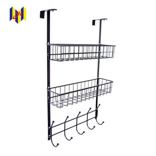 极速门后挂钩加长版挂钩不限门厚防盗门挂衣架北欧U风门背式挂篮