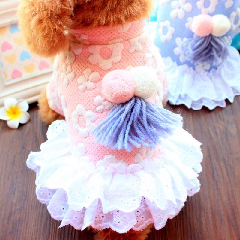 极速狗狗春装新款小狗o公主裙狗狗裙子宠物秋季服装泰迪比熊犬衣