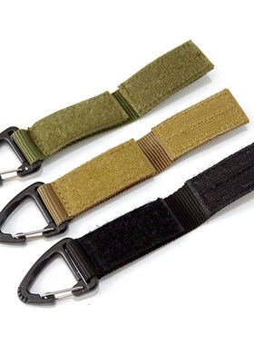极速Ouatdoor Tactical Webbing Buckle Nylon Carabiner Keychai