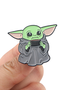 极速LT848 Star Wars Yoda Bawby Cute Enamel Pin Lapel P Badge
