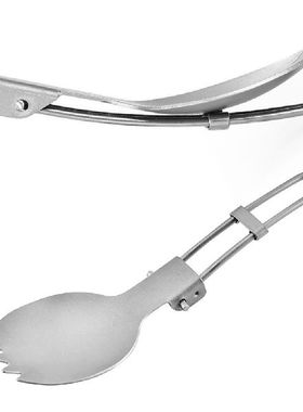 极速Picnic Camiping Utensil Fork Cutlery Set Foldable Foldin