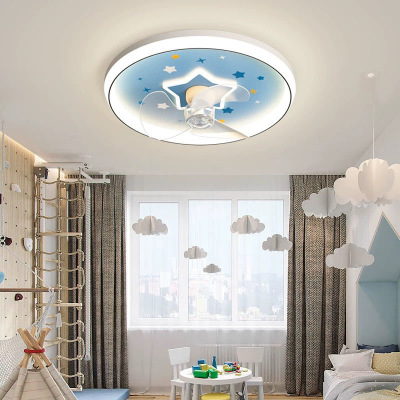 儿童房卧室风扇灯2025新款