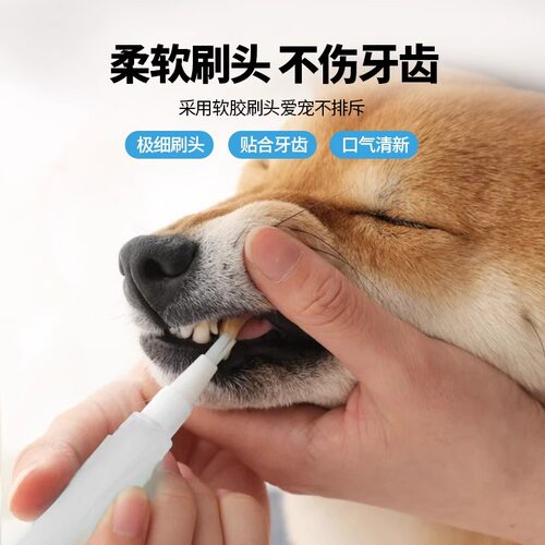 【结石全没了】宠物洁牙笔狗狗洁牙套装猫狗通用口腔清洁神器猫咪