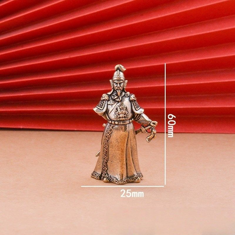 纯黄铜英雄人物精忠岳飞精忠报国手握宝剑居家装饰桌面工艺品摆件,家居饰品,桌面摆件,淘宝优惠券,粉丝福利购,淘宝优惠卷