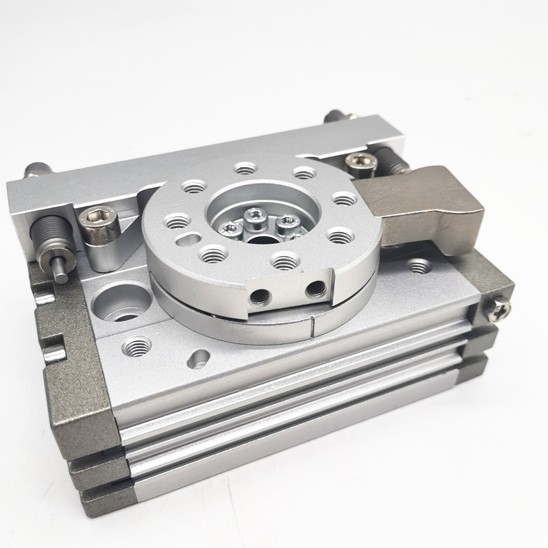 外置缓冲器旋转气缸90度180度摆台旋转气缸MSQB1K0/20/30/50L2/L3