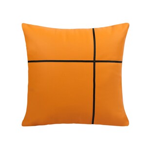 轻奢简约纳帕皮沙发抱枕pu皮靠垫酒店酒吧KTV沙发靠枕仿真皮抱枕