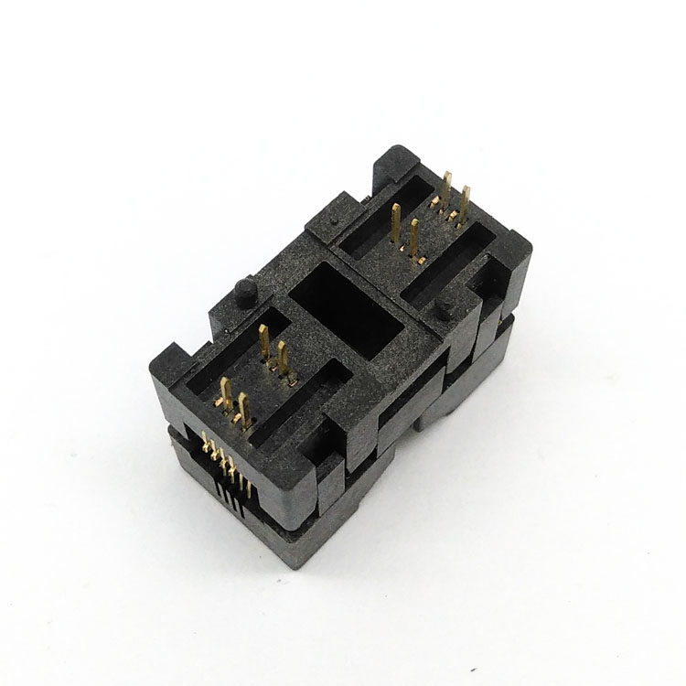 厂家MSOP8适配器SSOP8清空座ICF测H试座下压弹片老化座芯片烧写座