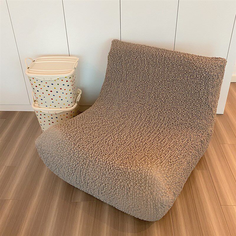 懒人沙发毛毛虫沙发椅套卧室阳台躺卧单人榻榻米防尘罩定制沙发套