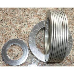 金属法兰垫片Dn200金属缠绕垫片/高温法兰密封垫/金属石墨垫圈