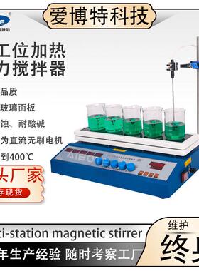 ZNCL-S-5D/10D型五点位十点位加热智能磁力搅拌器/多点位加热控温