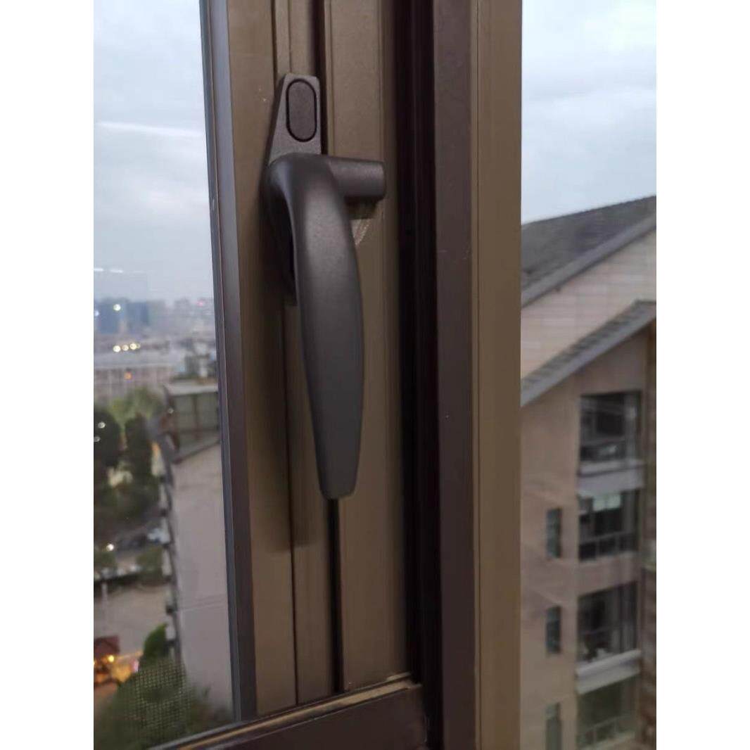 加厚配件铝合金锁扣门窗实心窗户把手7字执手推拉窗拉手平开50型