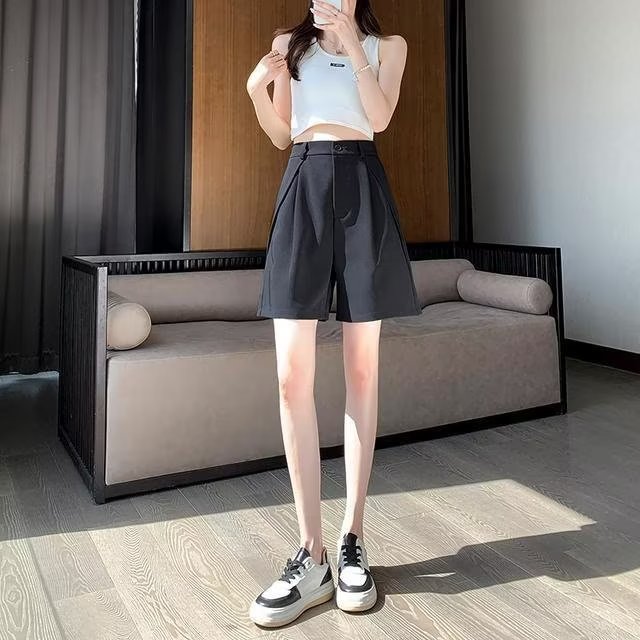 中性风夏季韩版时尚短裤五分裤