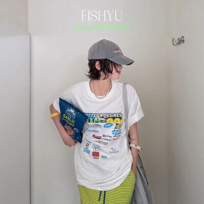 十三行FISHYU夏季新款美式复古