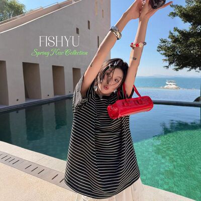 十三行FISHYU夏季新款美式复古