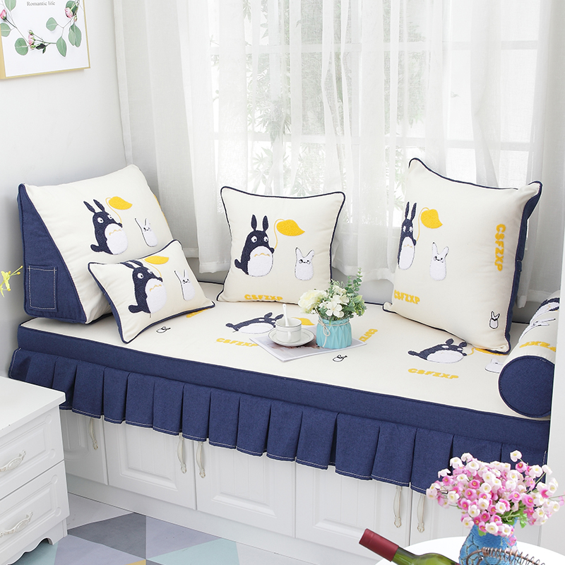 卡通飘窗垫窗台垫子202s1年新款四季通用卧室阳台榻榻米坐垫定做