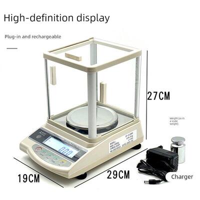 高精度电子秤毫克级精密黄金克称珠宝秤电子称500克精准0.01克秤