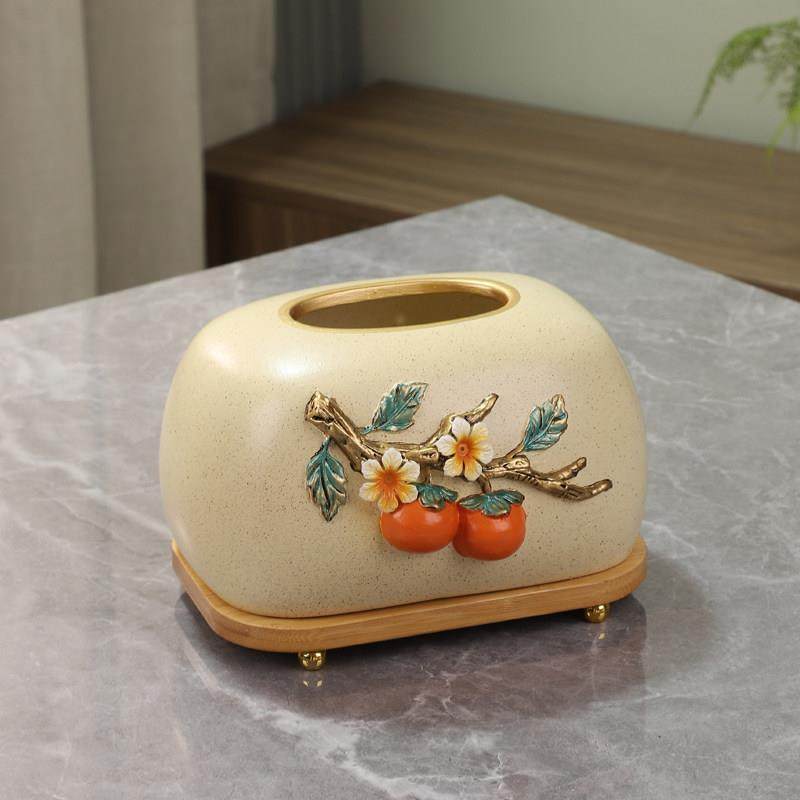 事事如意纸巾盒现代简约抽纸盒客厅创意陶瓷纸巾盒茶几桌面装饰品,家居饰品,装饰纸巾盒,淘宝优惠券,粉丝福利购,淘宝优惠卷
