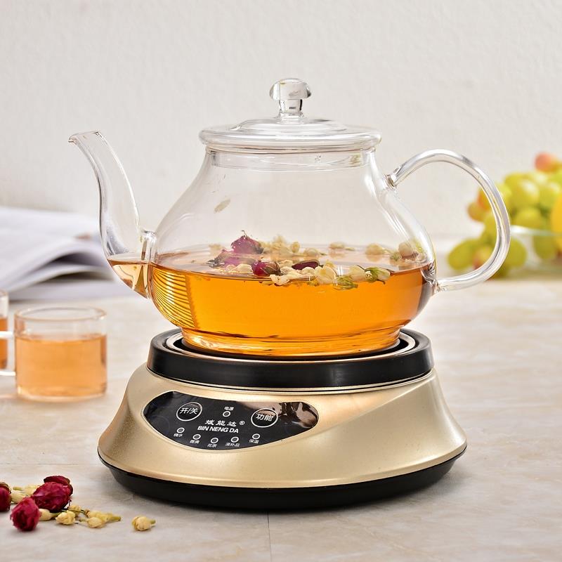 养生壶家用全自动加厚玻璃多功能煮水果茶壶办公室花茶壶煮茶器1L