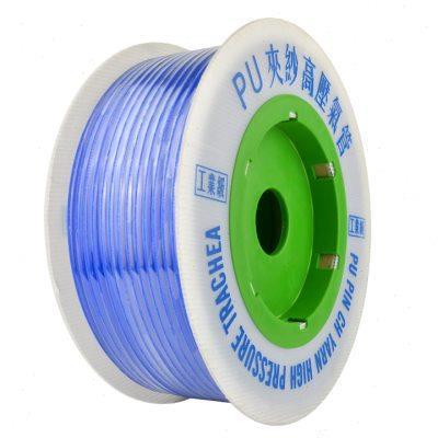 高压气管PU气动软管空压机风炮夹纱管包纱管气鼓卷管8*5mm10*6.5